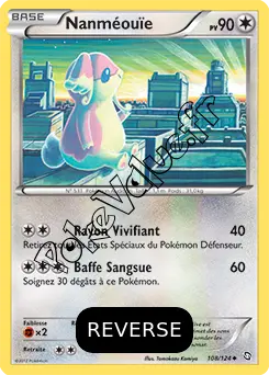 Carte Pokémon Nanméouïe Reverse n°108 de la série Dragons Exaltés