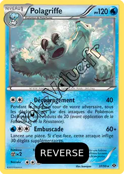Carte Pokémon Polagriffe Reverse n°37 de la série Destinées Futures