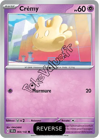 Carte Pokémon Crèmy  Reverse n°064 de la série Couronne Stellaire