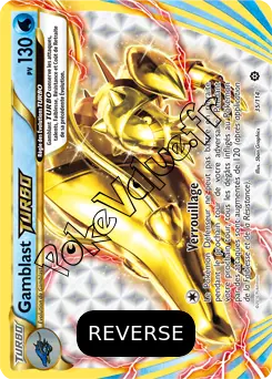 Carte Pokémon Gamblast TURBO  Reverse n°35 de la série Offensive Vapeur
