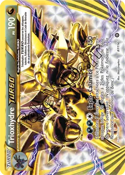 Carte Pokémon Trioxhydre TURBO  n°87 de la série Offensive Vapeur