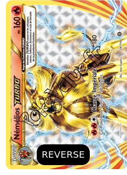 Carte Pokémon Némélios TURBO  Reverse n°24 de la série Offensive Vapeur