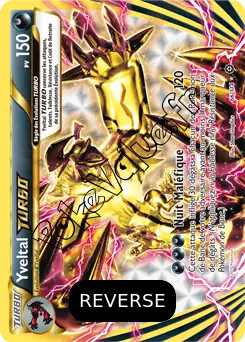 Carte Pokémon Yveltal BREAK  Reverse n°66 de la série Offensive Vapeur