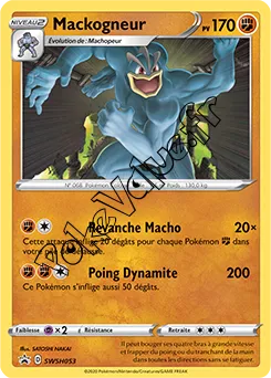 Carte Pokémon Mackogneur n°053 de la série Promo SWSH